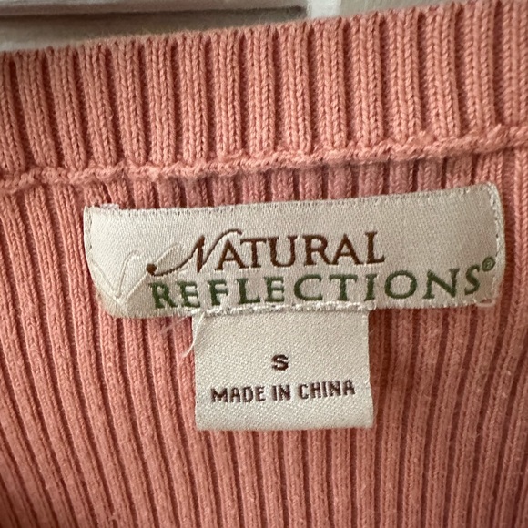 Small natural reflection coral sweater! Free shipping! - Picture 2 of 2